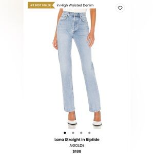 Agolde Lana Straight Jeans